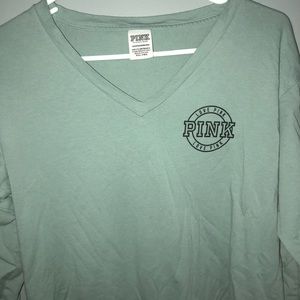 PINK long sleeve green